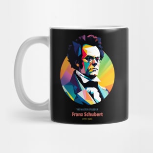 Franz Schubert in WPAP Mug